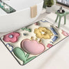 3D Flower Bathroom Mat