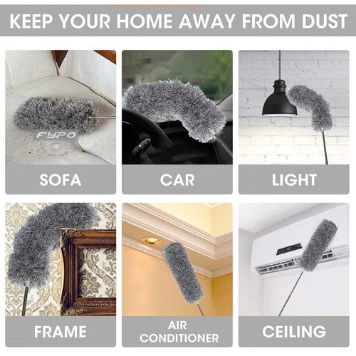 Foldable Cleaning Grey Duster