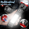 Multifunctional LED Torch Light With Powerbank - (IMPORTED)