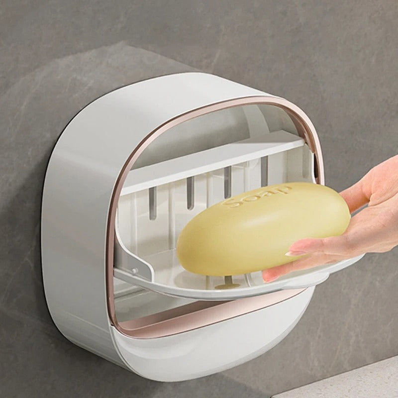 Quick-Drain Wall Mounted Soap Organizer