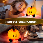 Cute Pumpkin Character Silicone Lamp