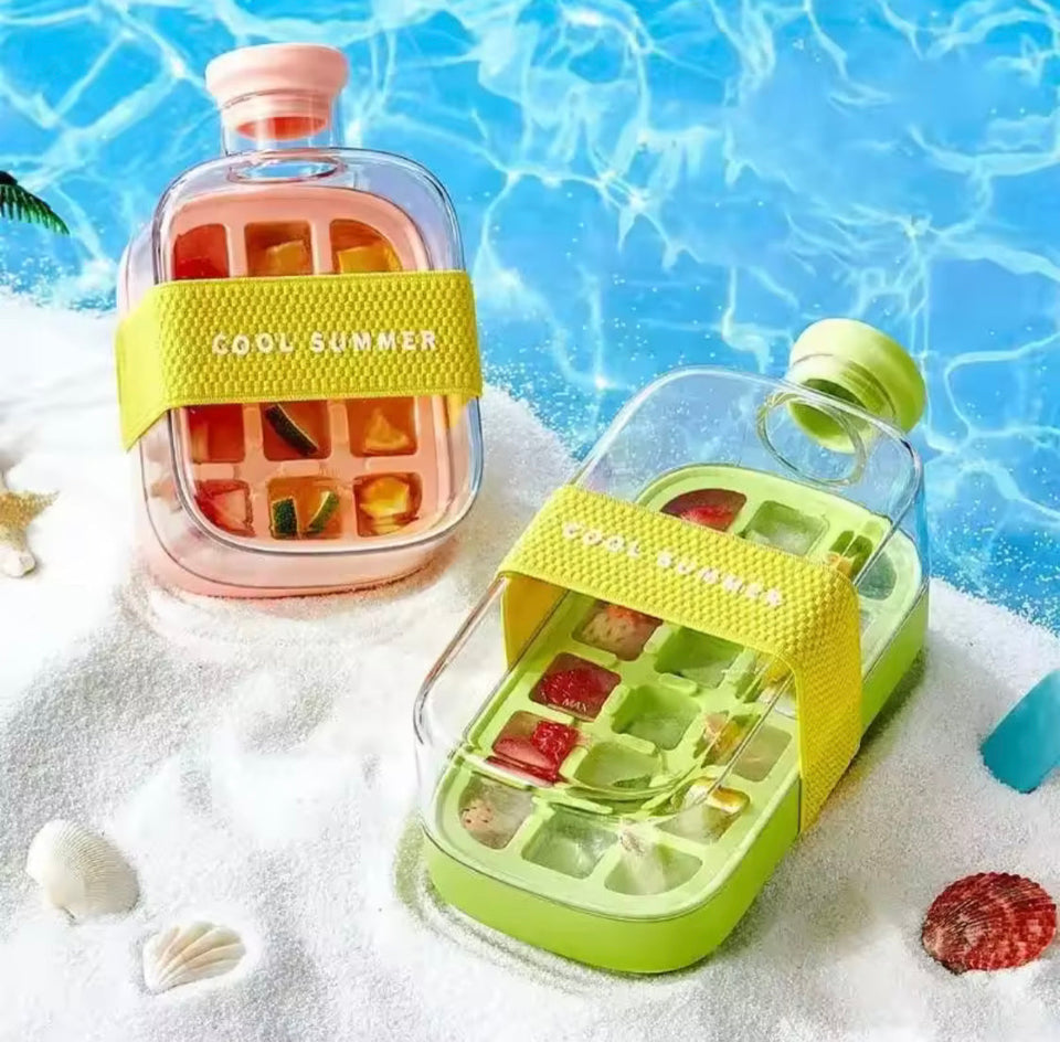 2 In 1 Ice Cube Bottle