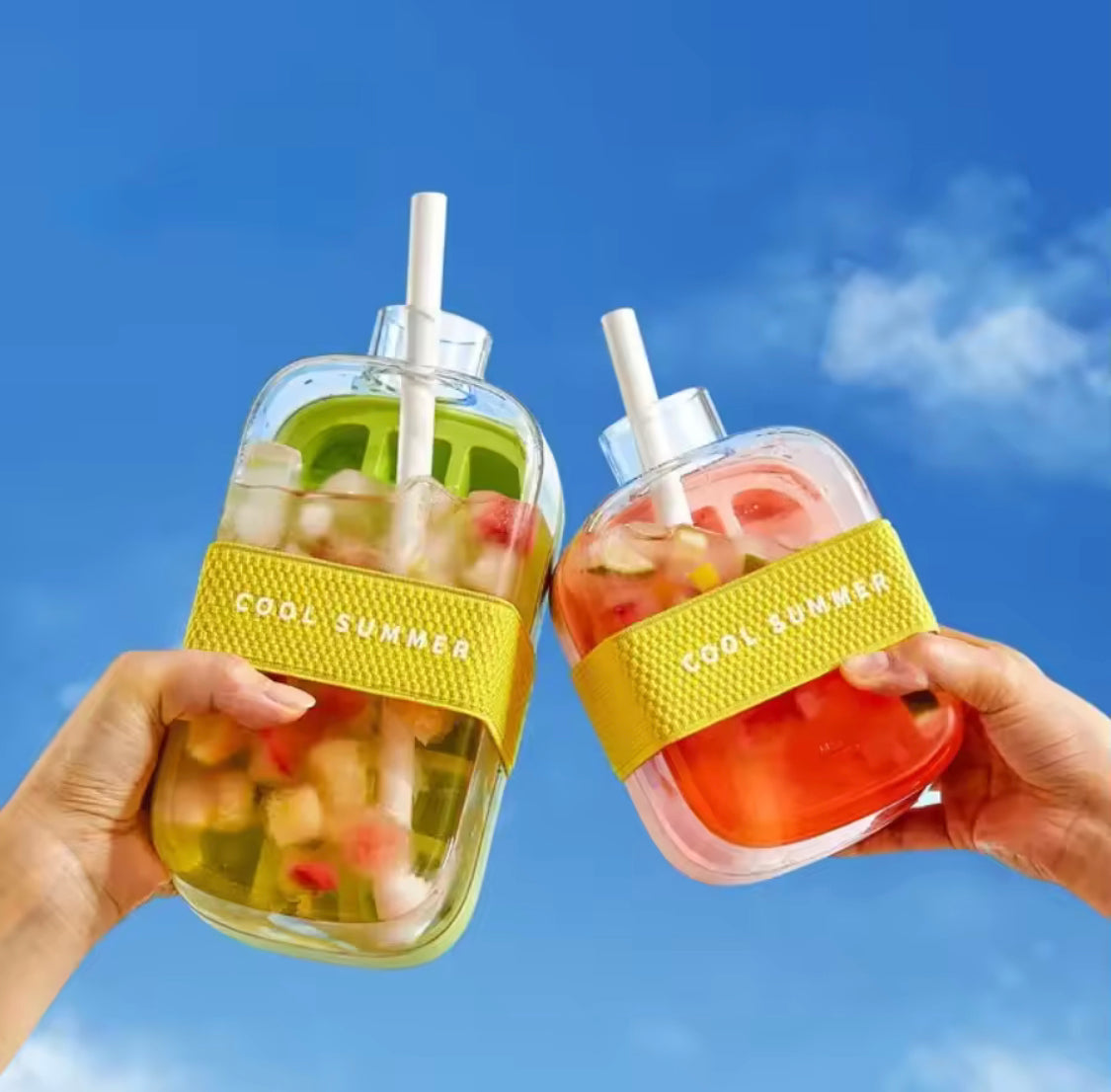 2 In 1 Ice Cube Bottle