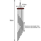 12 tubes wind chimes bells decor aluminium tube