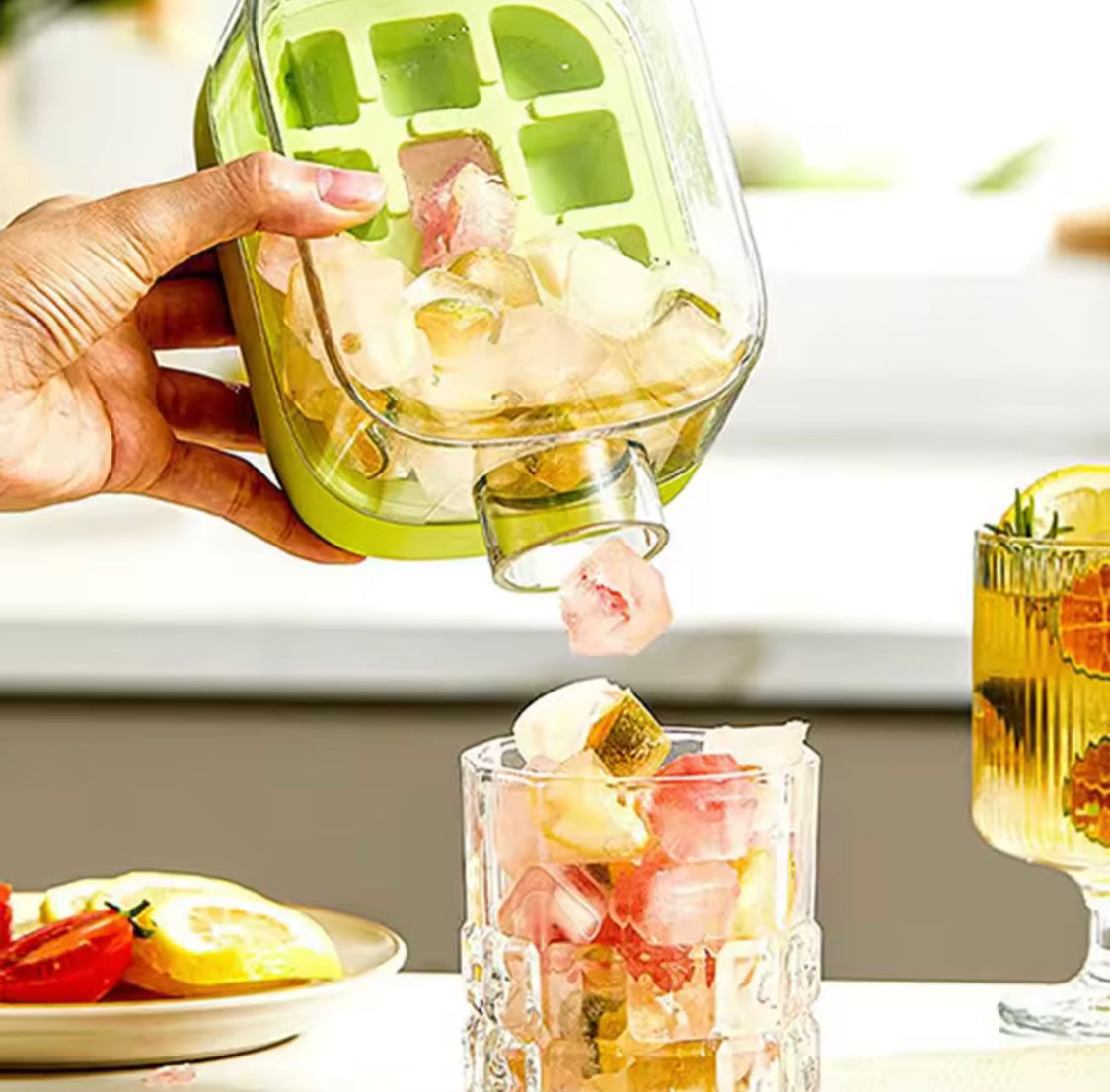 2 In 1 Ice Cube Bottle