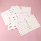 Kids Magic Practice Book (4 Books + 1 Pen + 1 Grip + 8 Refill)