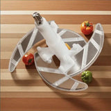 Large capacity manual food chopper 2L with durable steel bowl kitchen tool