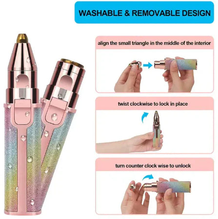2 In 1 Eyebrow Hair Remover
