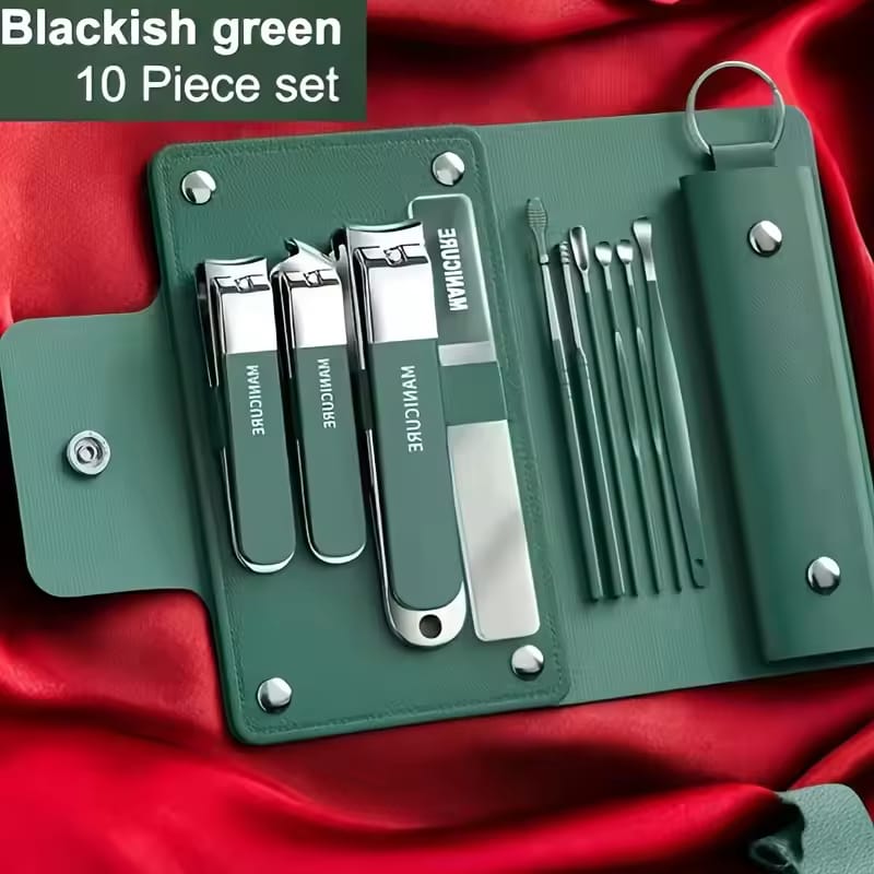 10pcs Luxury Manicure and Pedicure Set