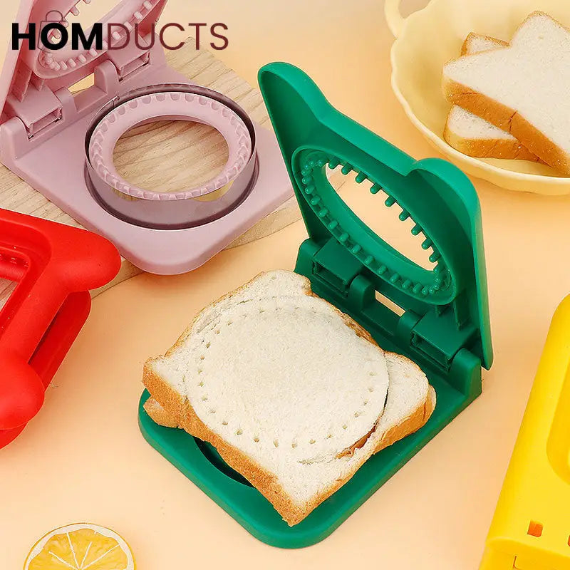 Cute Sandwich Bread Cutter & Sealer – Round & Square Shapes