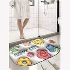 3D Flower Bathroom Mat