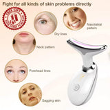 LED Face & Neck Wrinkle Massager!  [With Free of Cost GIFT]