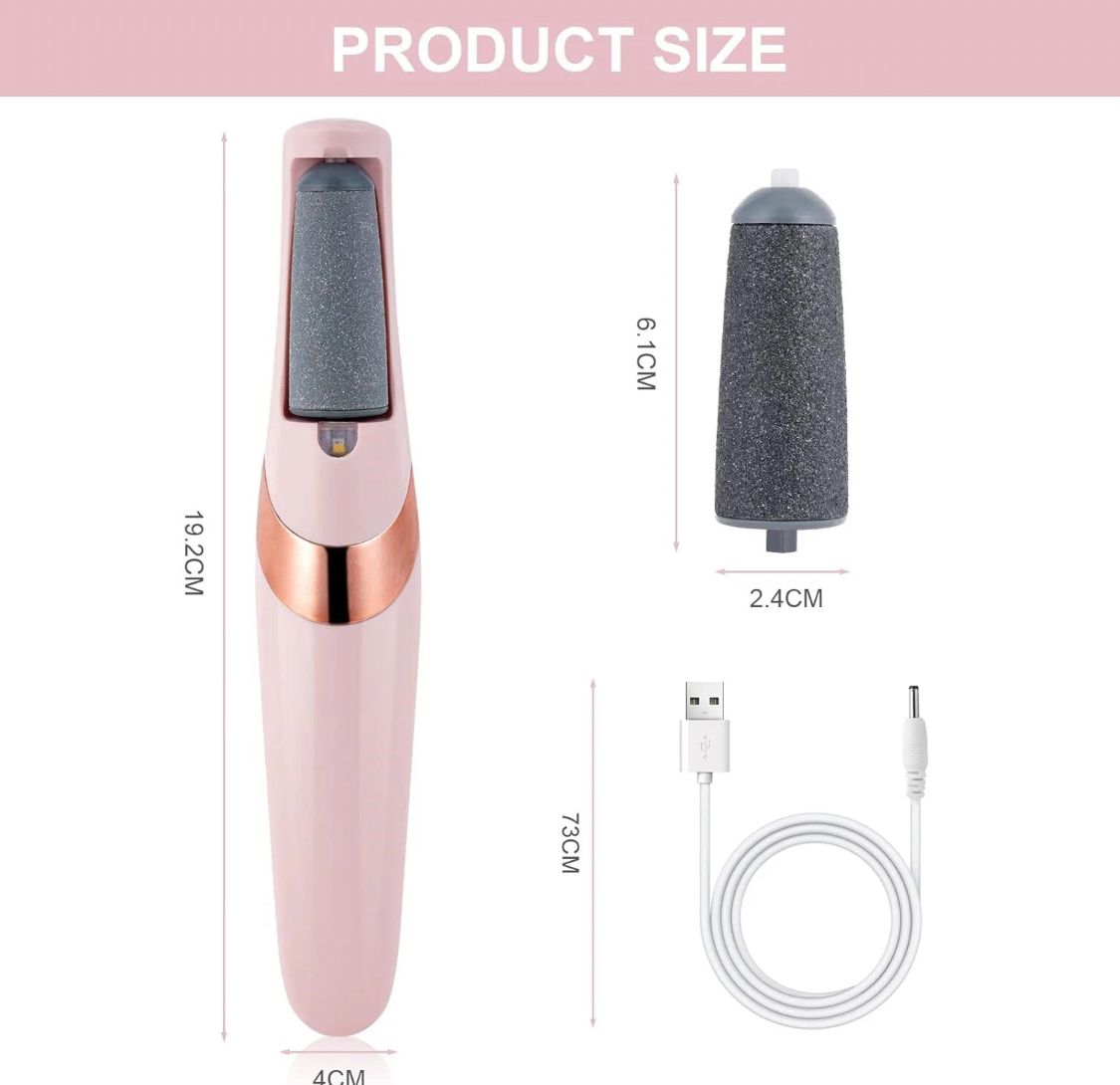 Electric Foot Callus Remover – Pedicure File for Cracked Heels