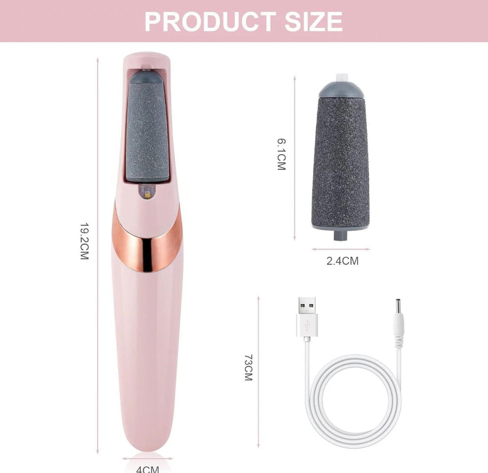 Electric Foot Callus Remover – Pedicure File for Cracked Heels