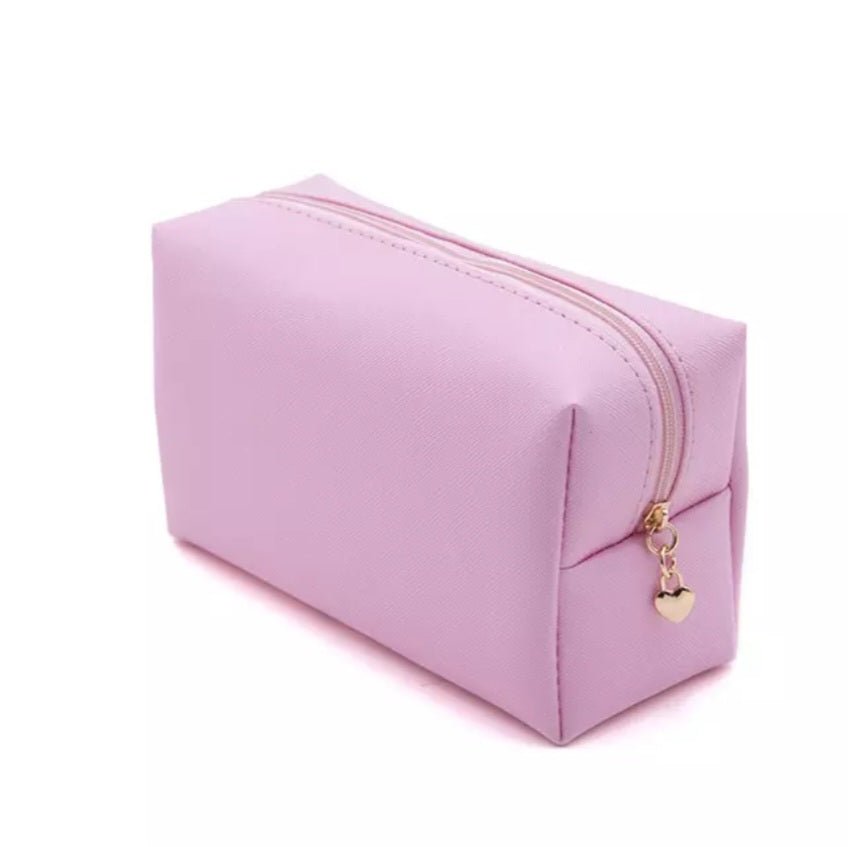 Large Capacity Leather Travel Cosmetic Bag