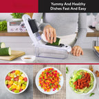 multifunctional vegetable chopper for slicing vegetables