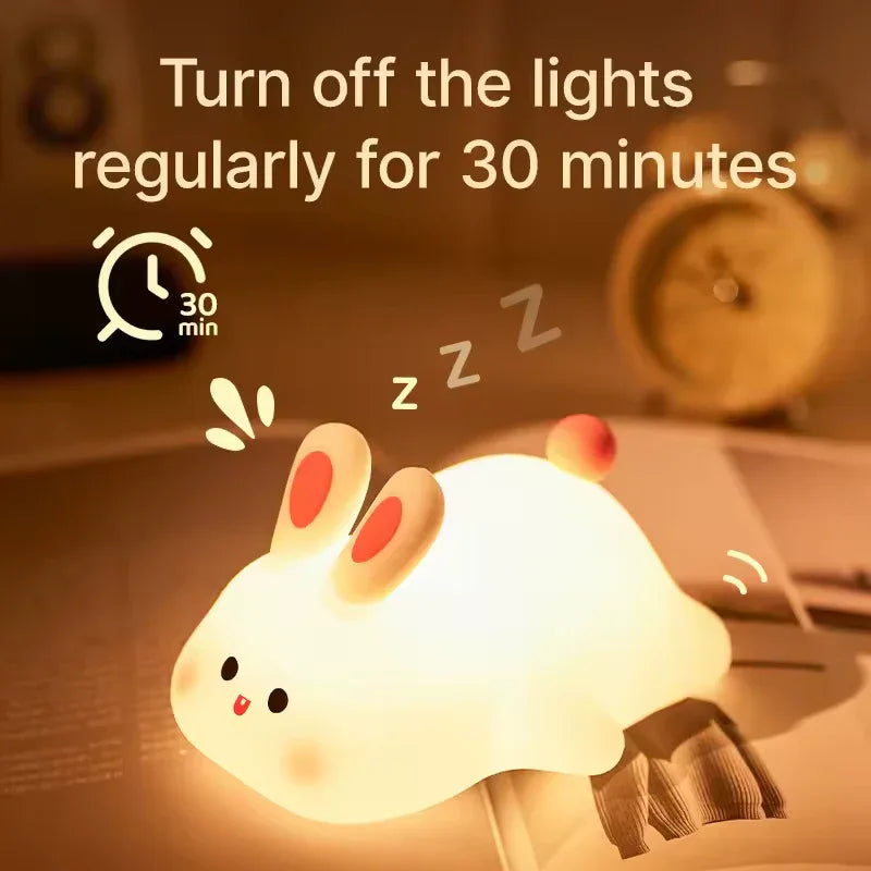 Rabbit  Character Silicone Lamp